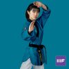 3F 女子跆拳道服-蓝色 - 图片 2